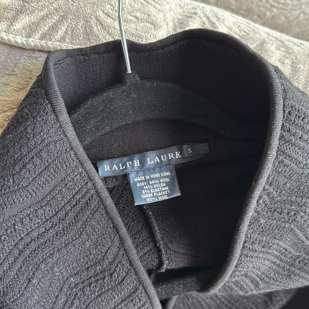 Ralph Lauren Belted Knit Sweater Cardigan. Black. Size S - Picture 4 of 12